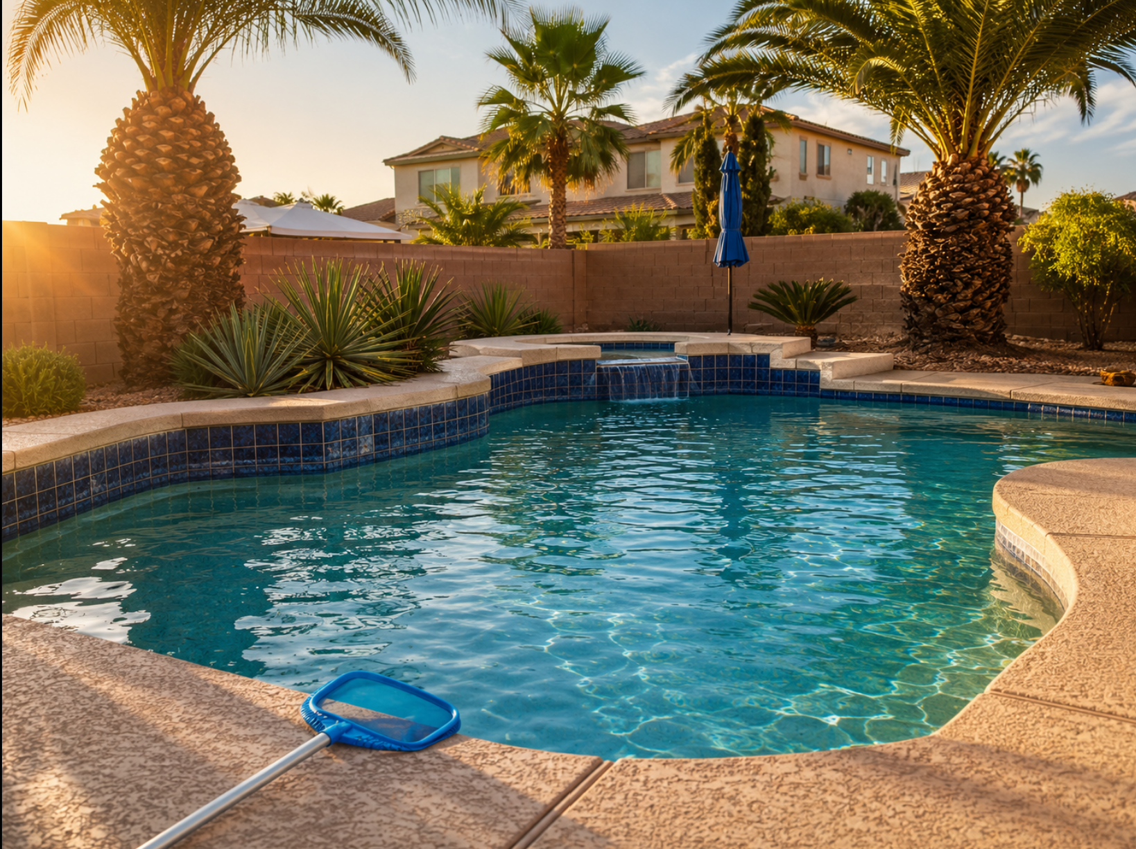 Professional residential pool cleaning service in Pacific Beach, California